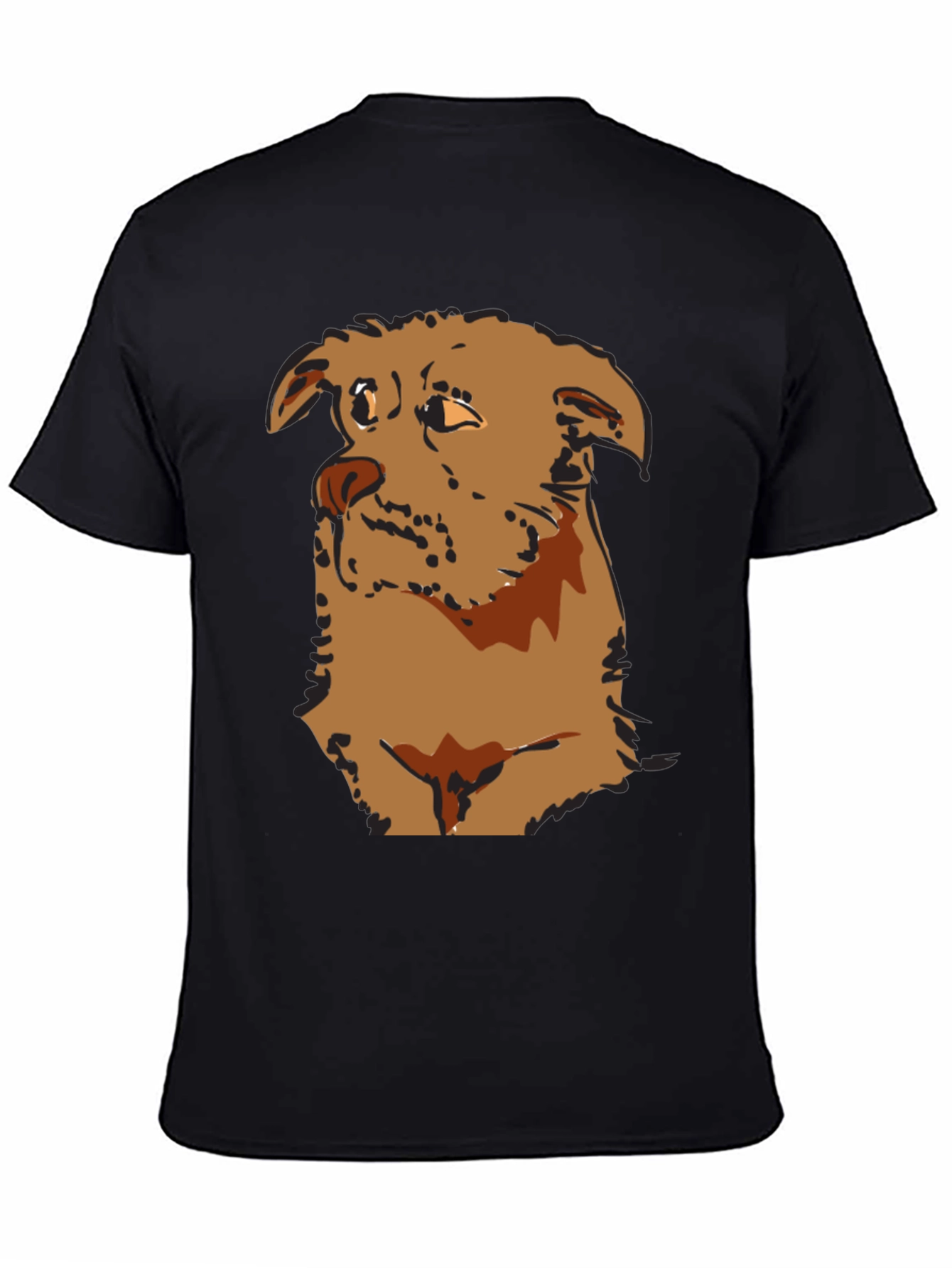 Dog Graphic T-Shirt - Casual Style