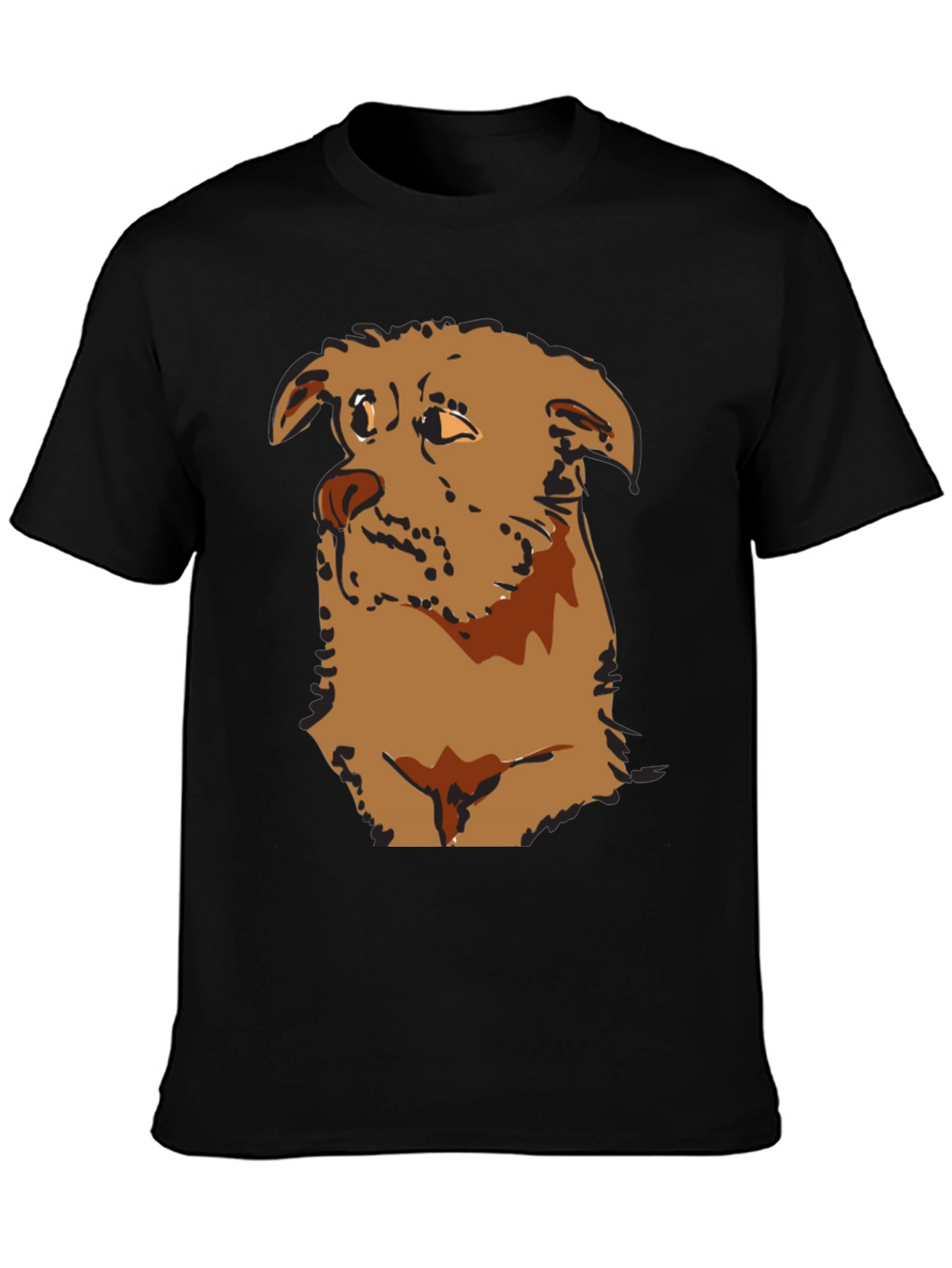 Dog Graphic T-Shirt - Casual Style
