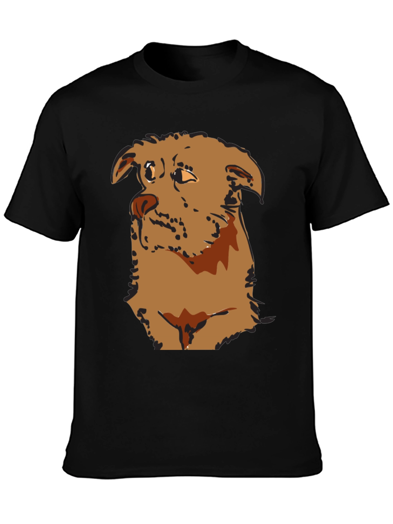 Dog Graphic T-Shirt - Casual Style