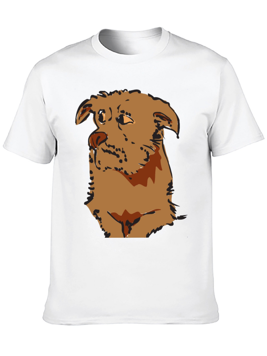 Dog Graphic T-Shirt - Casual Style