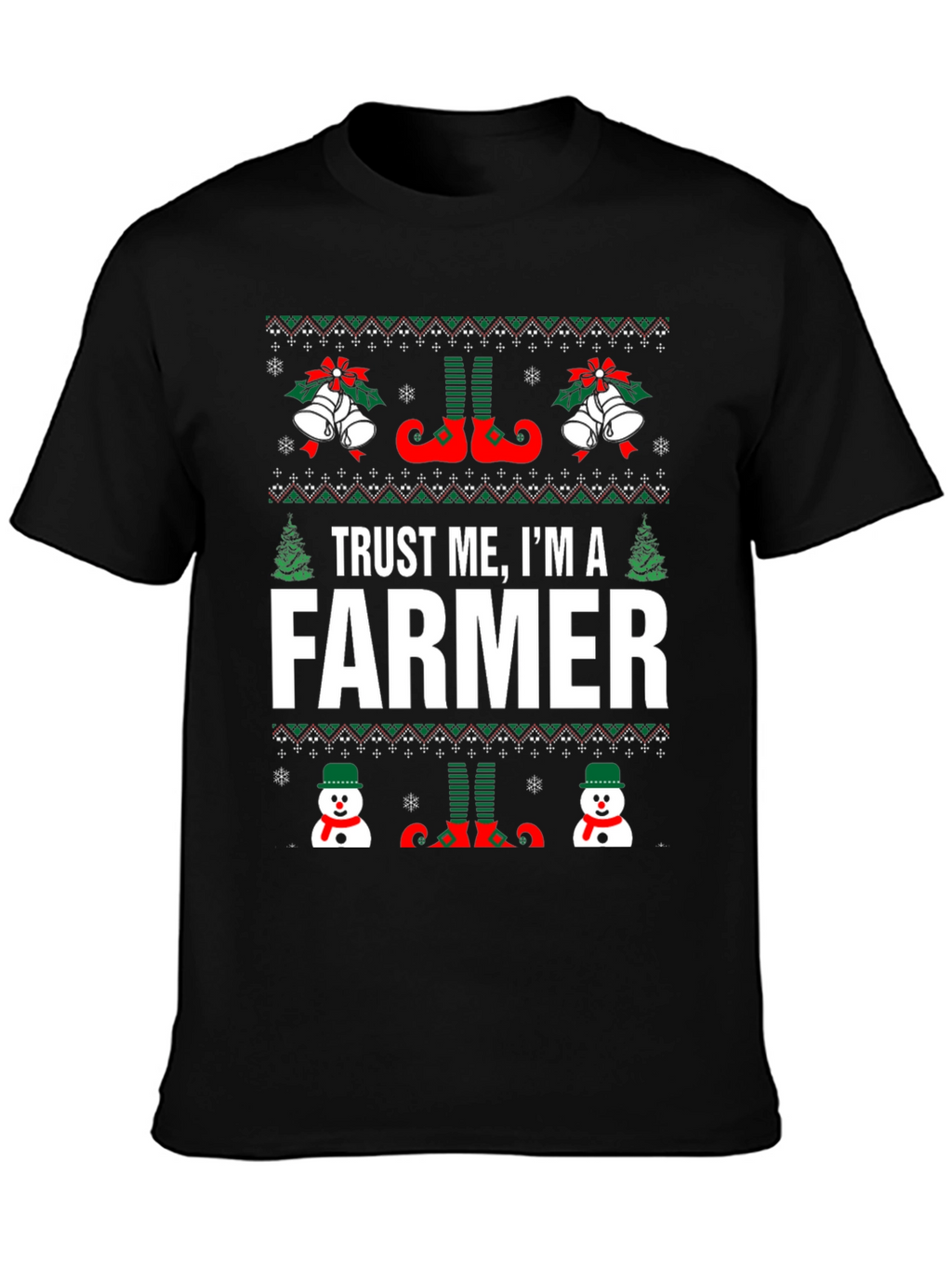 Trust Me Im a Farmer Christmas T-Shirt