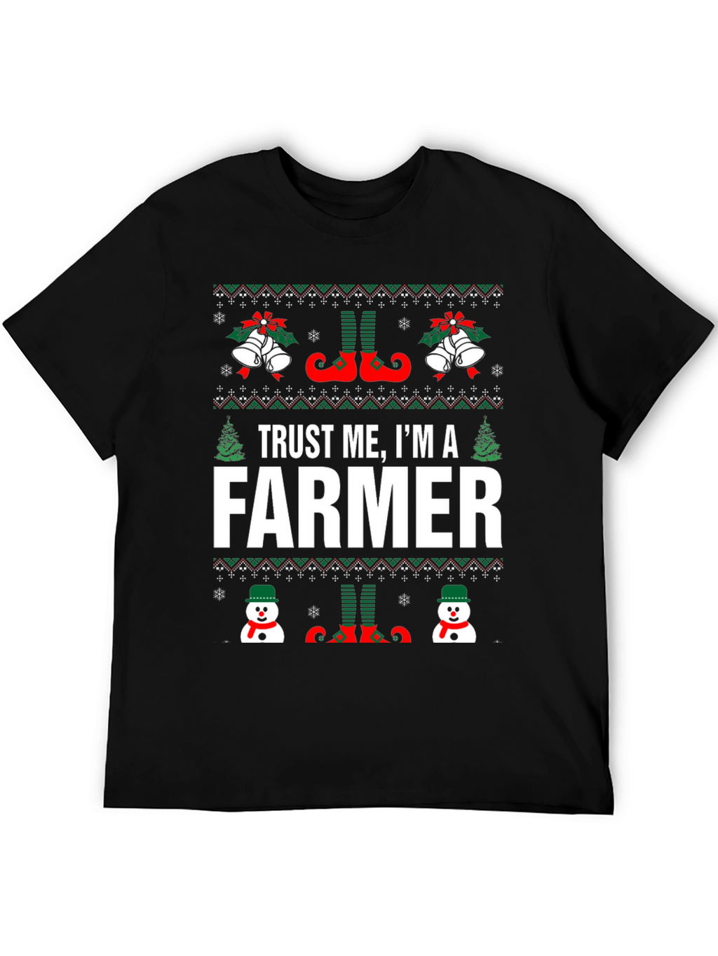 Trust Me Im a Farmer Christmas T-Shirt