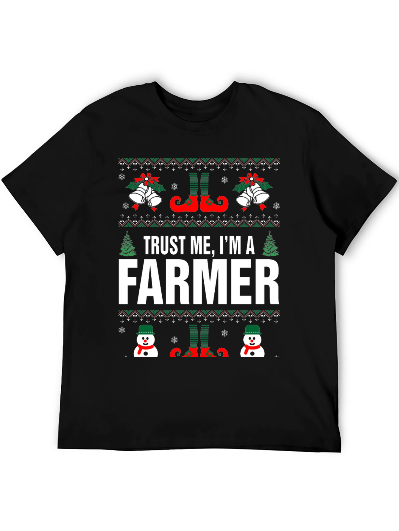 Trust Me Im a Farmer Christmas T-Shirt