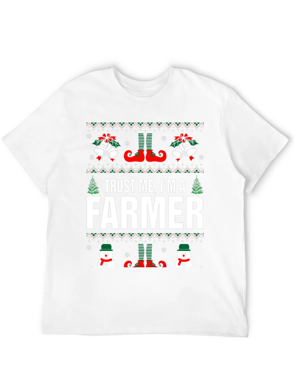 Trust Me Im a Farmer Christmas T-Shirt