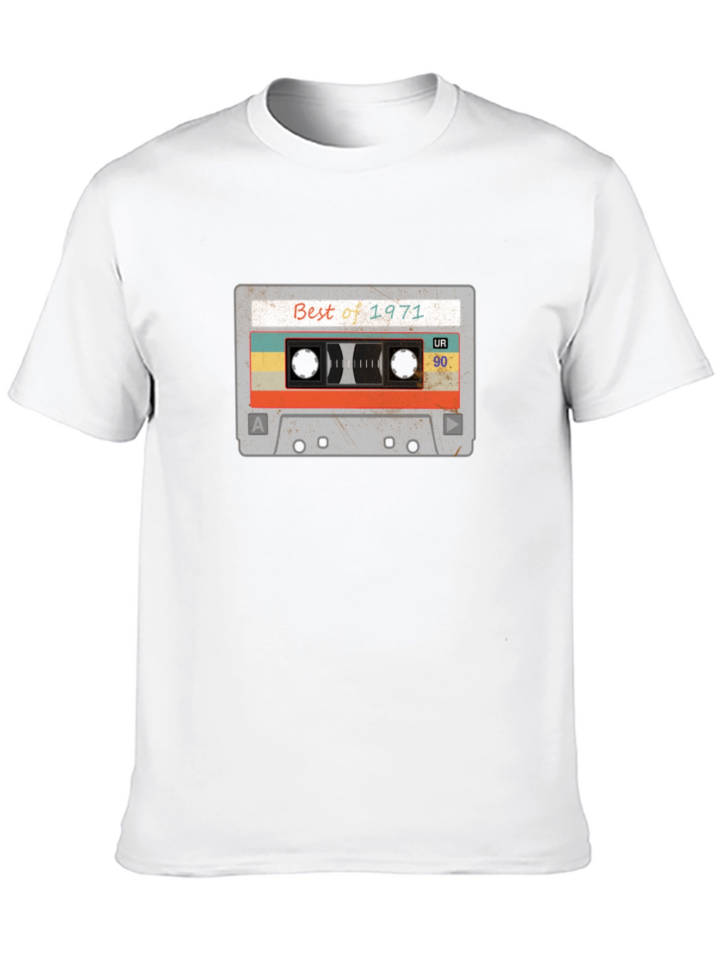 Retro Best of 1971 Cassette Tape Graphic Tee