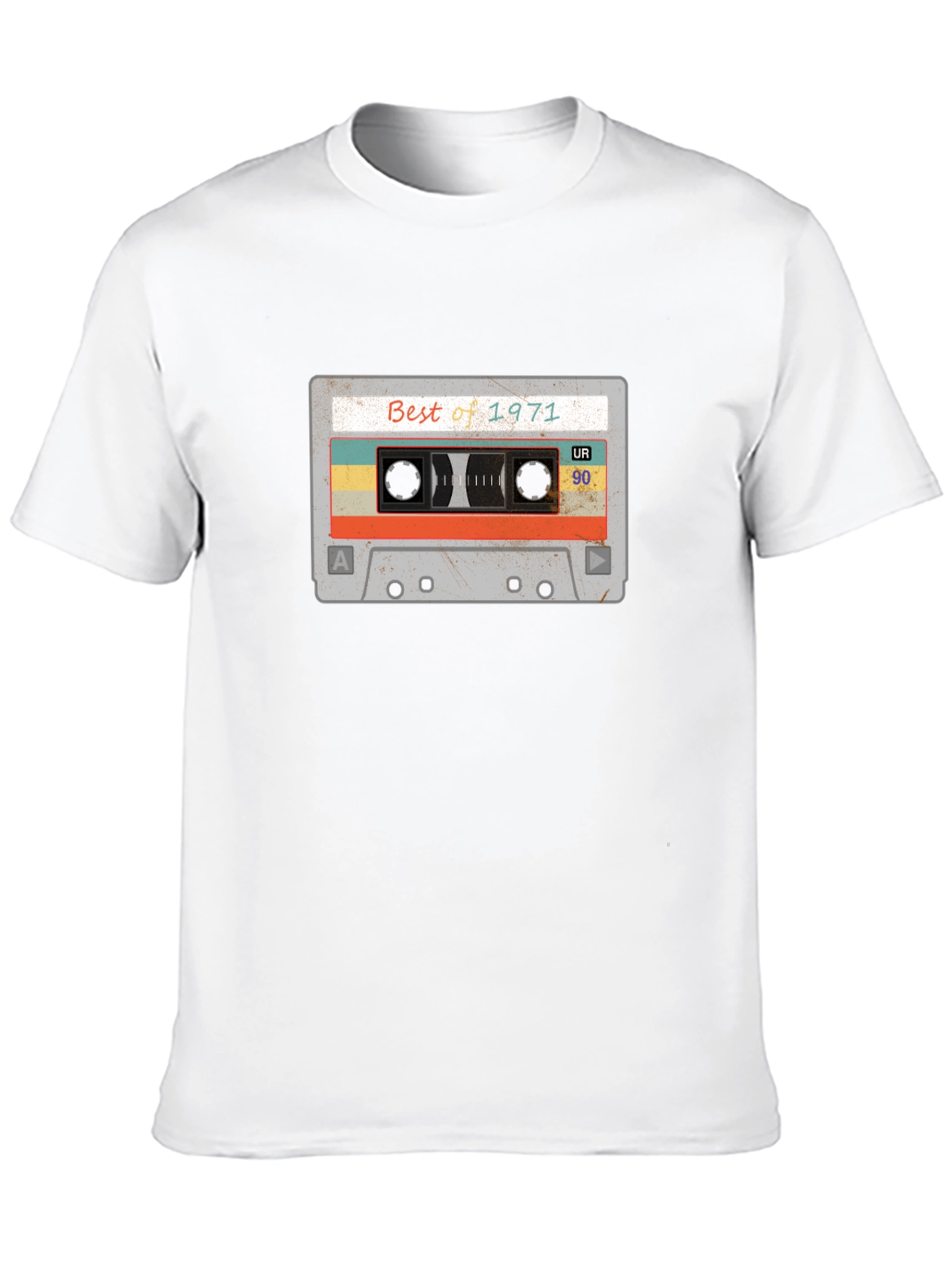 Retro Best of 1971 Cassette Tape Graphic Tee