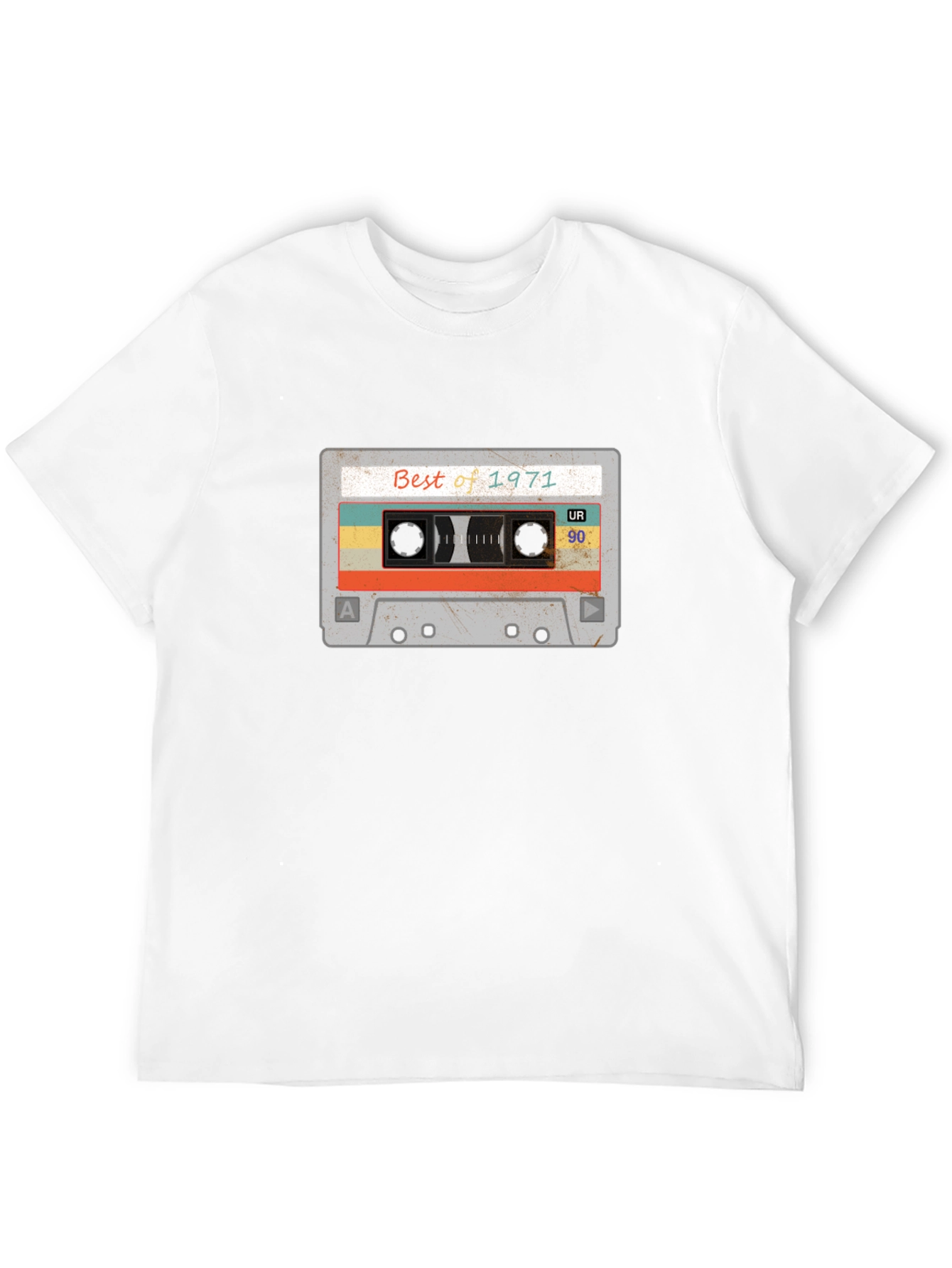 Retro Best of 1971 Cassette Tape Graphic Tee