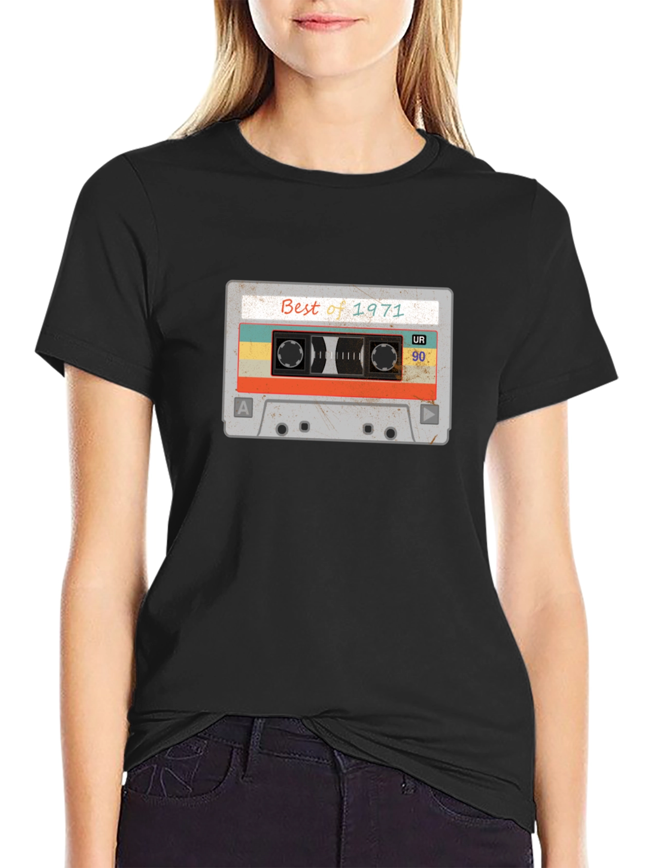 Retro Best of 1971 Cassette Tape Graphic Tee