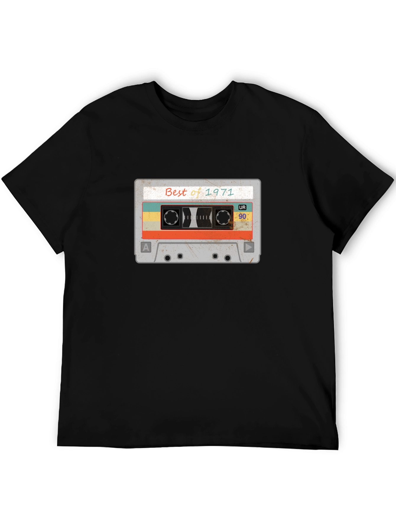 Retro Best of 1971 Cassette Tape Graphic Tee