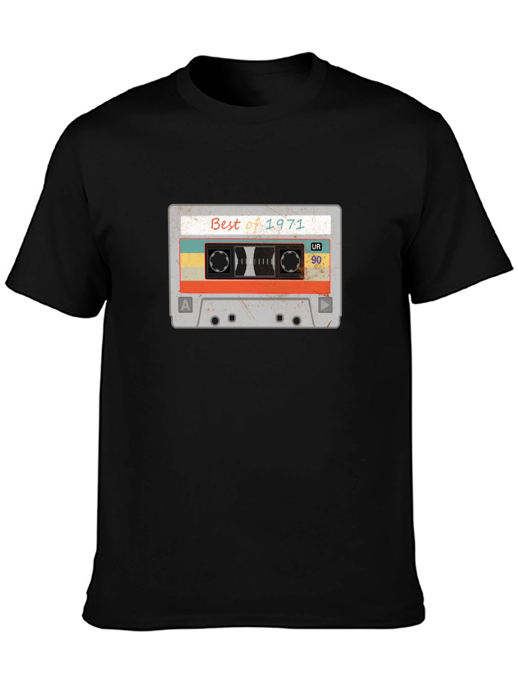 Retro Best of 1971 Cassette Tape Graphic Tee