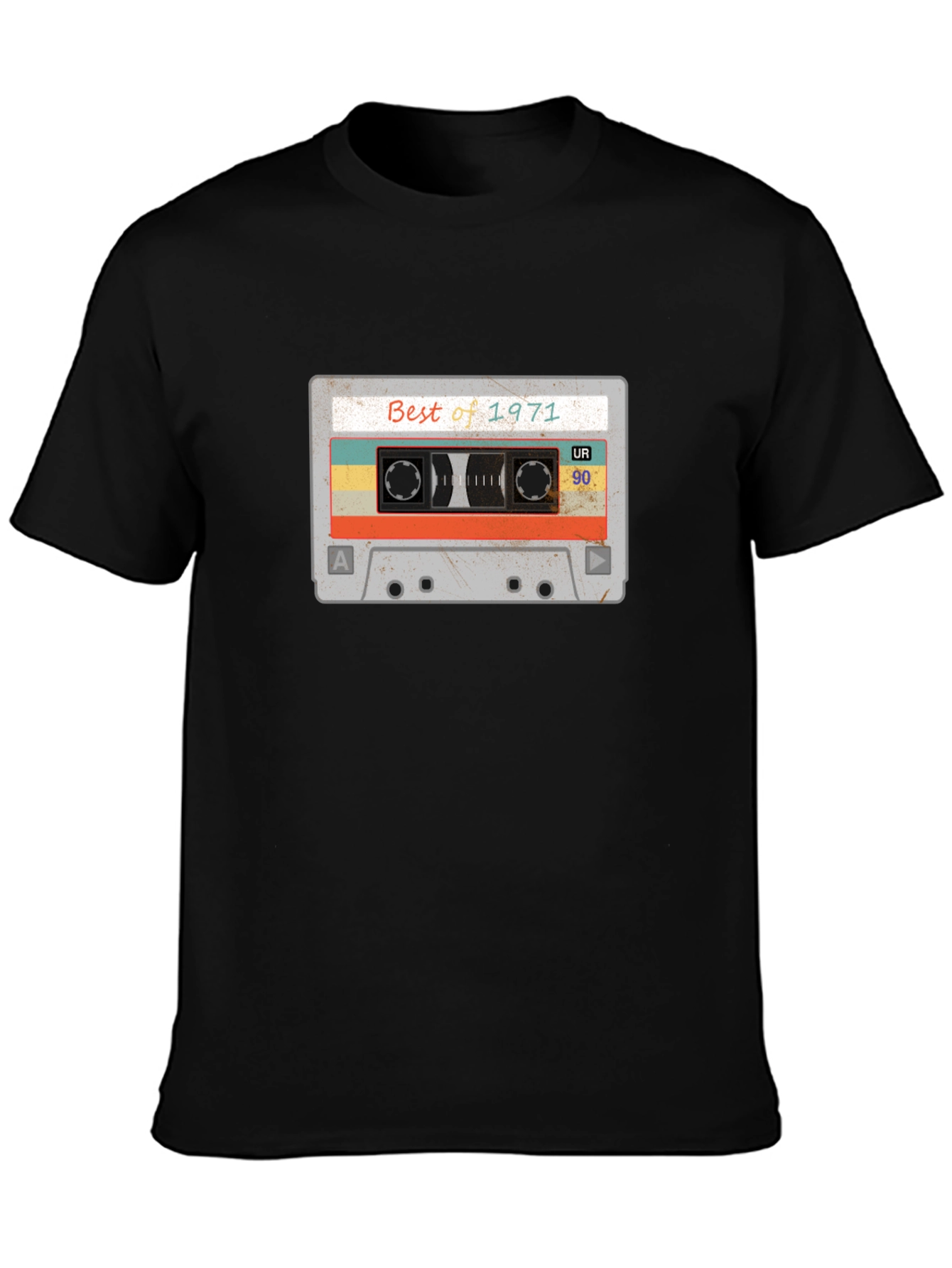 Retro Best of 1971 Cassette Tape Graphic Tee
