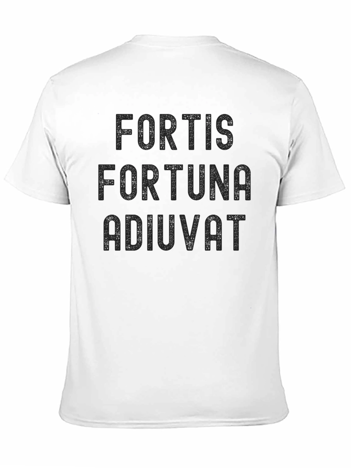Fortis Fortuna Adiuvat Graphic Tee - Black