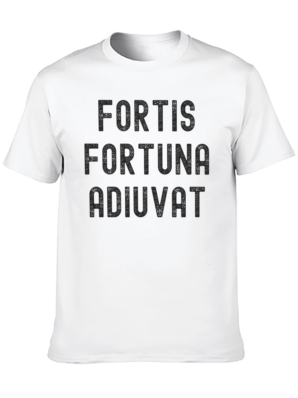 Fortis Fortuna Adiuvat Graphic Tee - Black