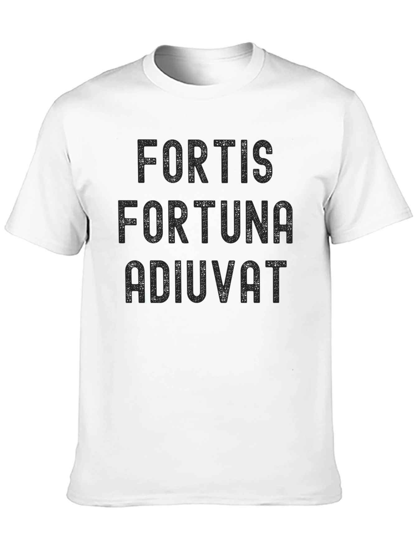 Fortis Fortuna Adiuvat Graphic Tee - Black