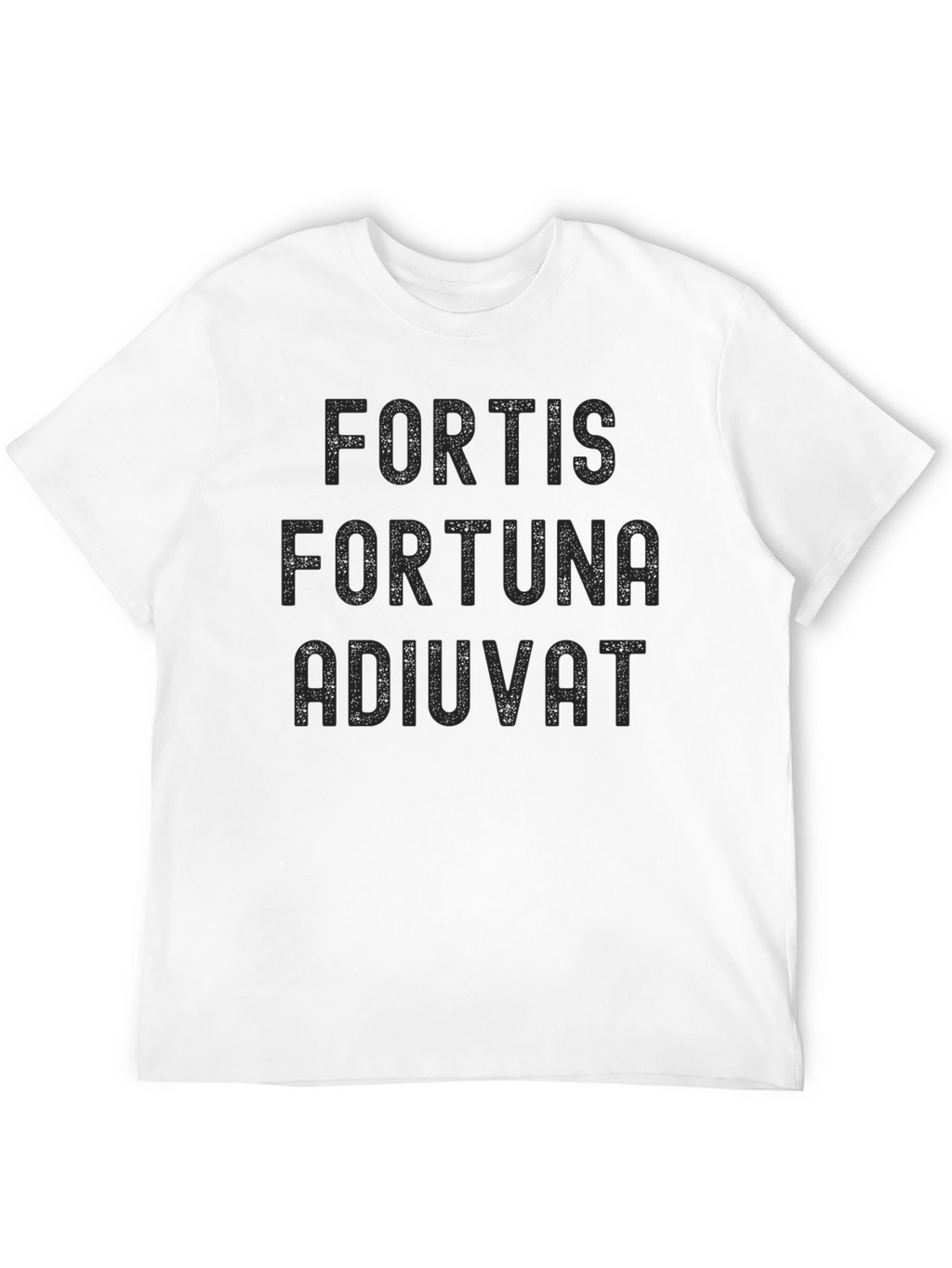 Fortis Fortuna Adiuvat Graphic Tee - Black