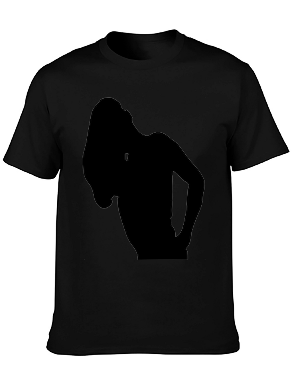 Silhouette Graphic Tee - Black Casual Shirt