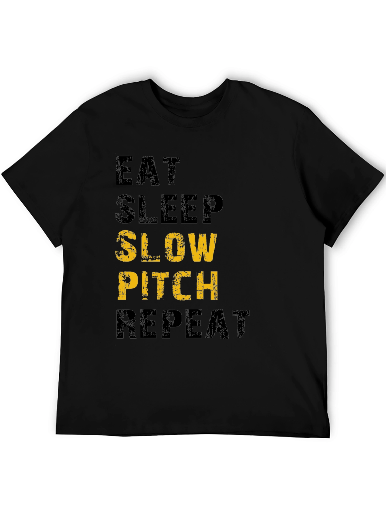 Eat Sleep Slow Pitch Repeat T-Shirt - Sportswear