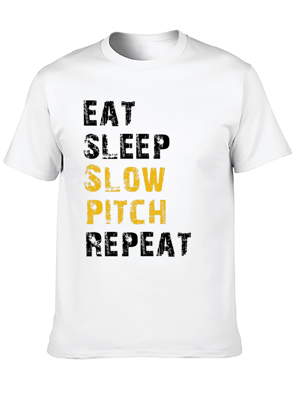 Eat Sleep Slow Pitch Repeat T-Shirt - Sportswear