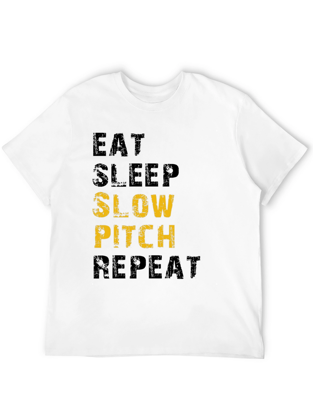Eat Sleep Slow Pitch Repeat T-Shirt - Sportswear