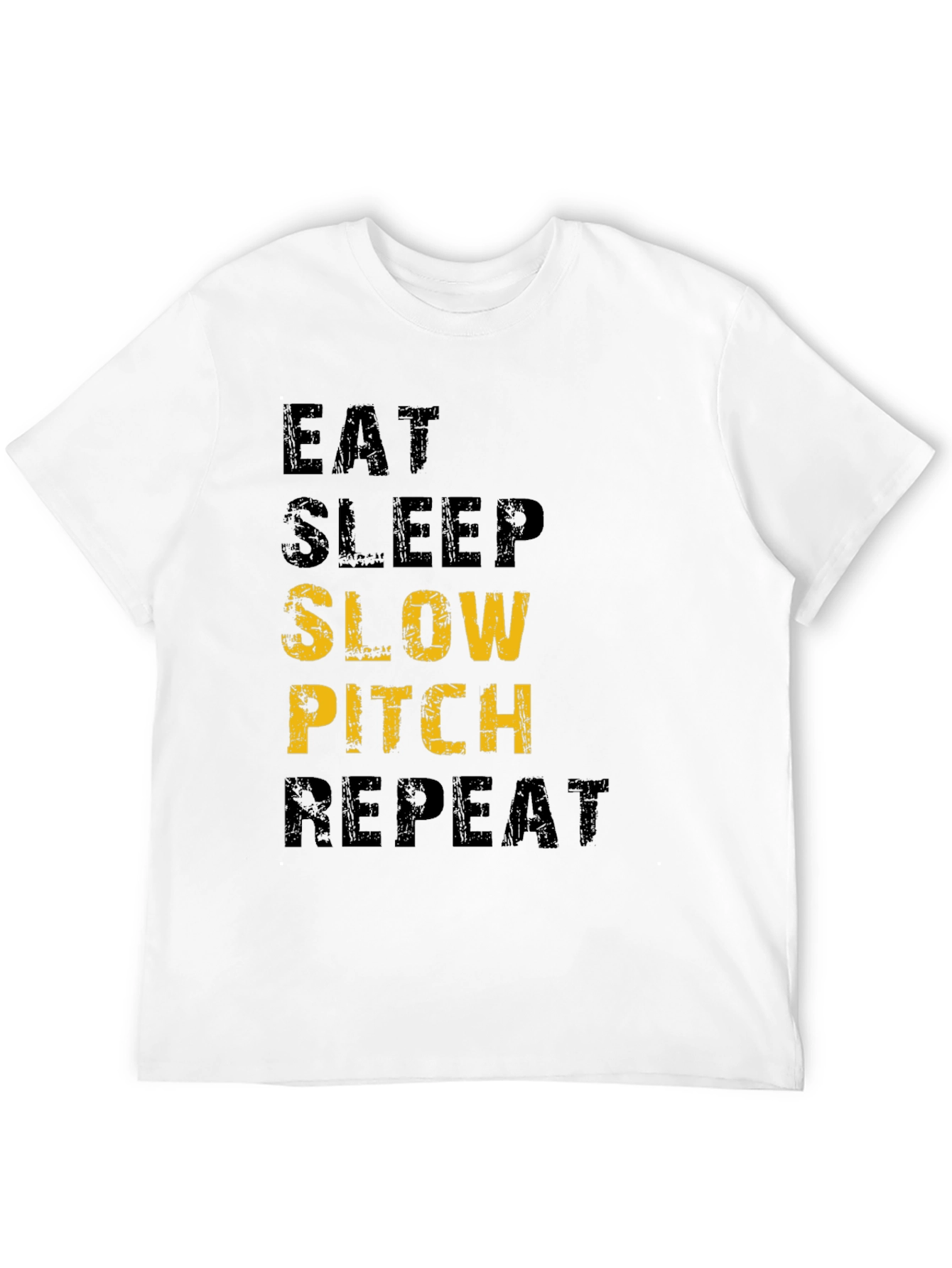 Eat Sleep Slow Pitch Repeat T-Shirt - Sportswear