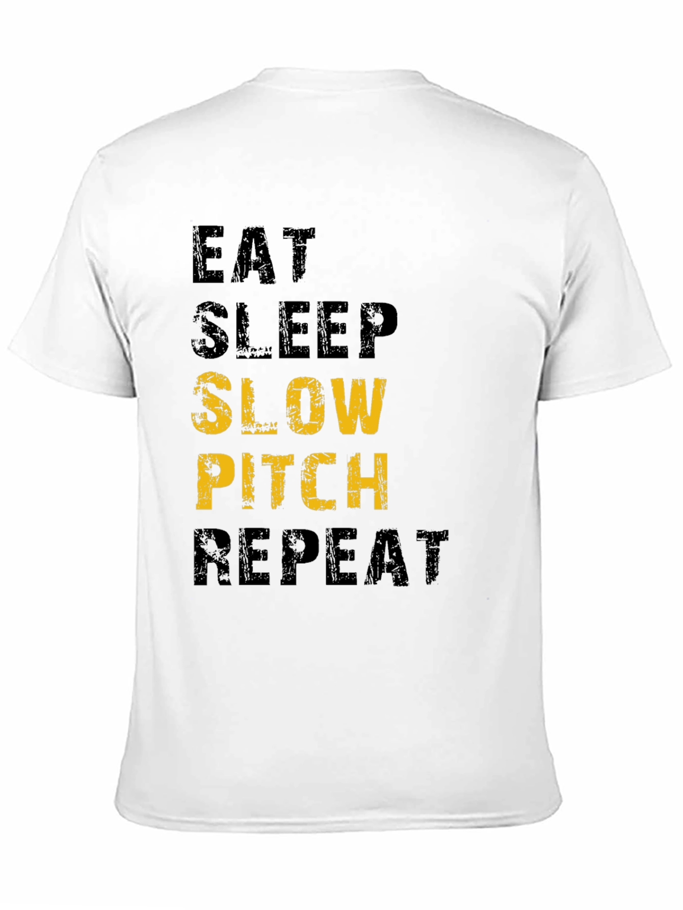 Eat Sleep Slow Pitch Repeat T-Shirt - Sportswear