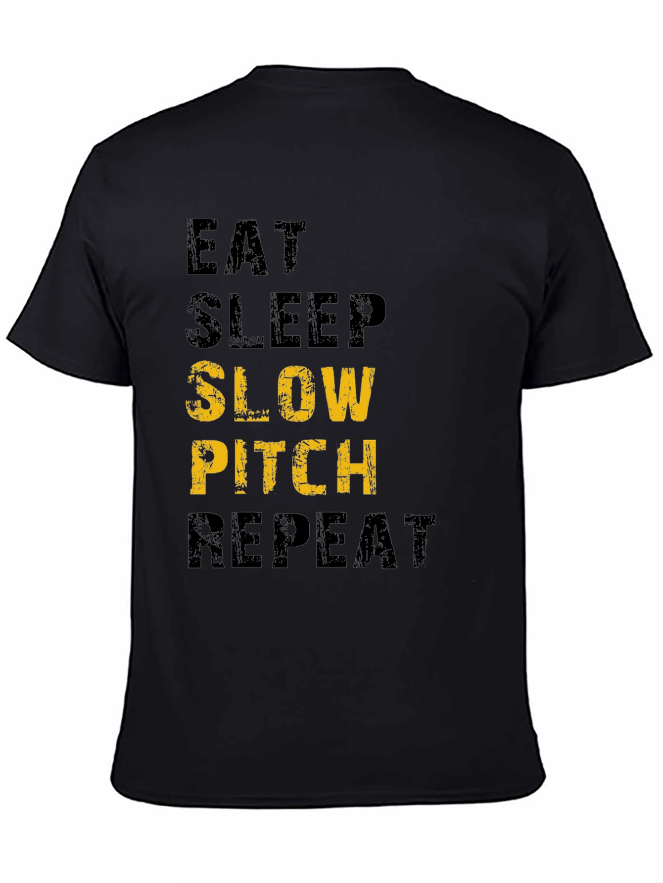 Eat Sleep Slow Pitch Repeat T-Shirt - Sportswear