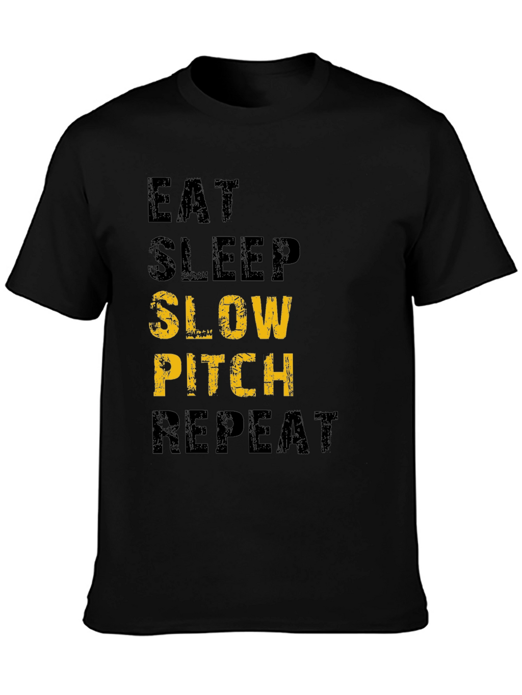 Eat Sleep Slow Pitch Repeat T-Shirt - Sportswear