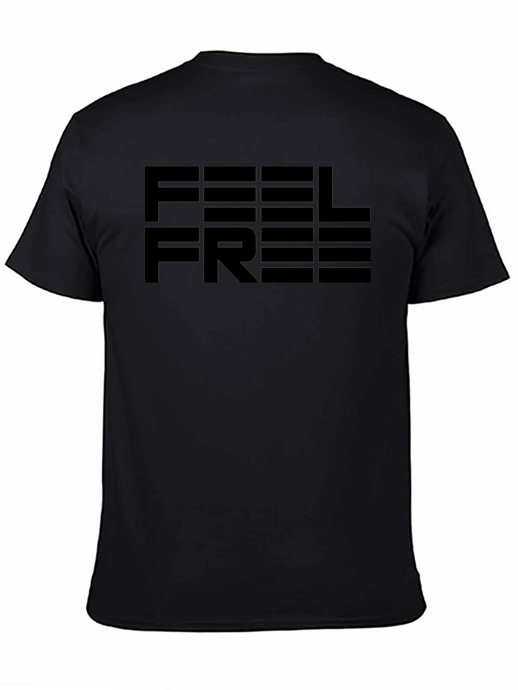 Feel Free Graphic Tee - Mens Black T-Shirt