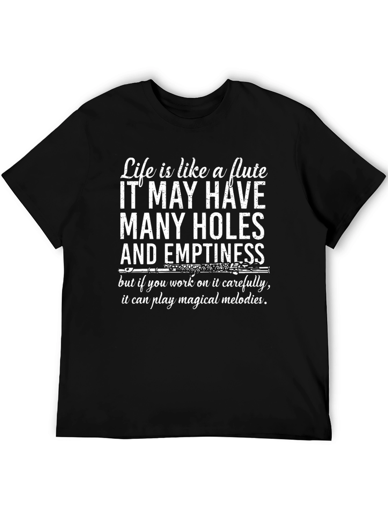Flute Life T-Shirt: Magical Melodies & Meaningful Holes