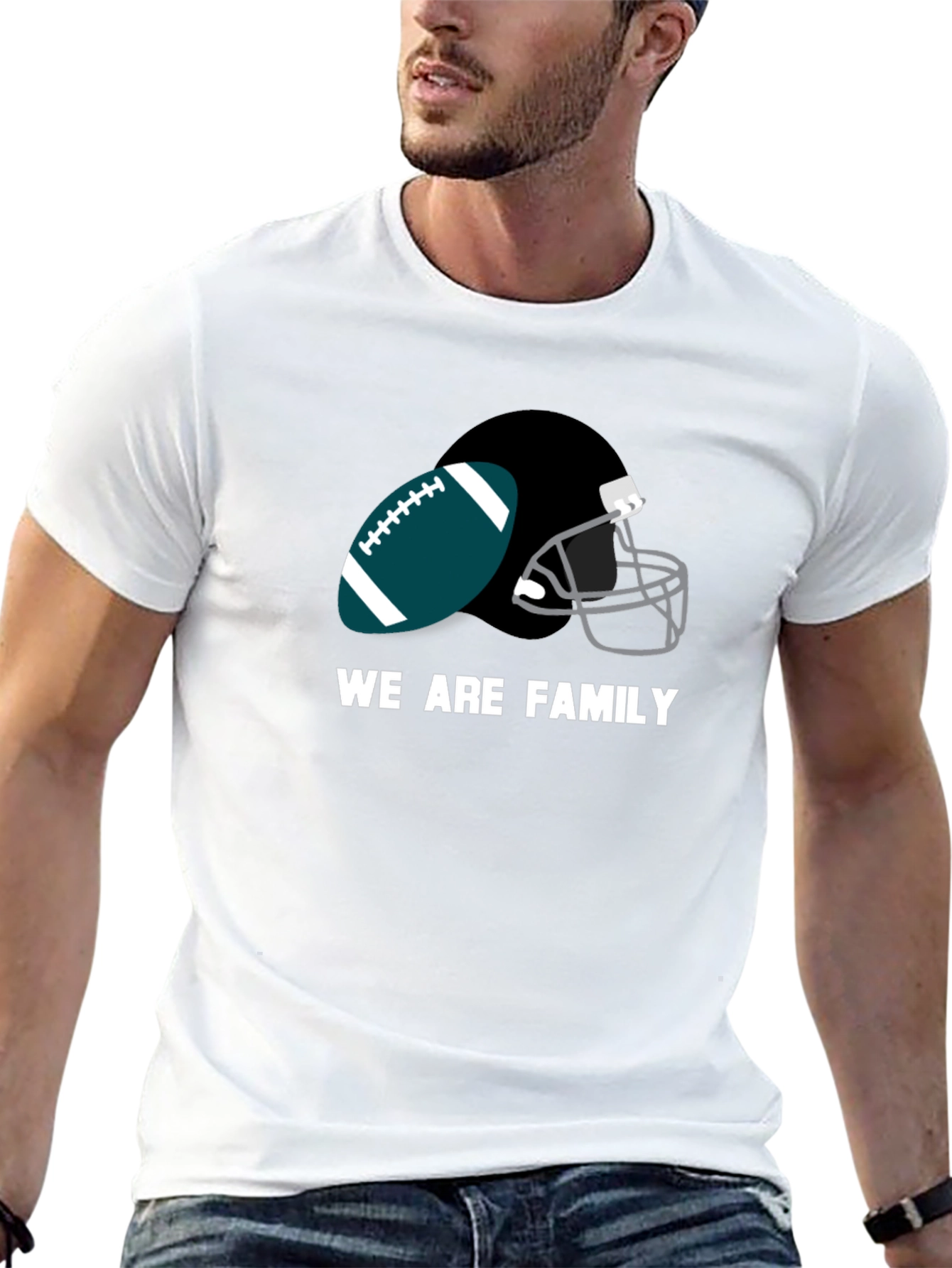 Eagles Football T-Shirt - We Are Family