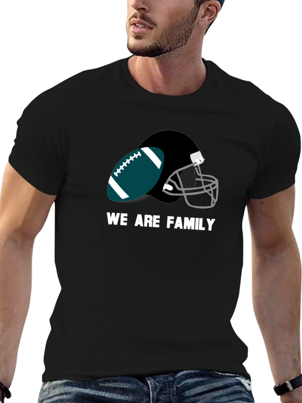 Eagles Football T-Shirt - We Are Family
