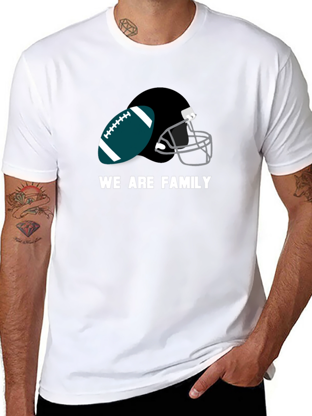 Eagles Football T-Shirt - We Are Family