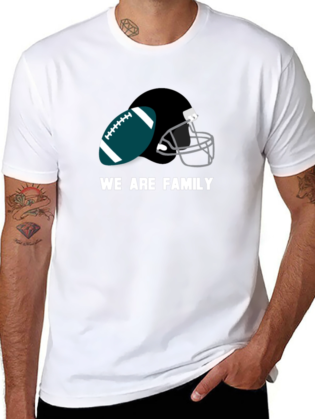 Eagles Football T-Shirt - We Are Family