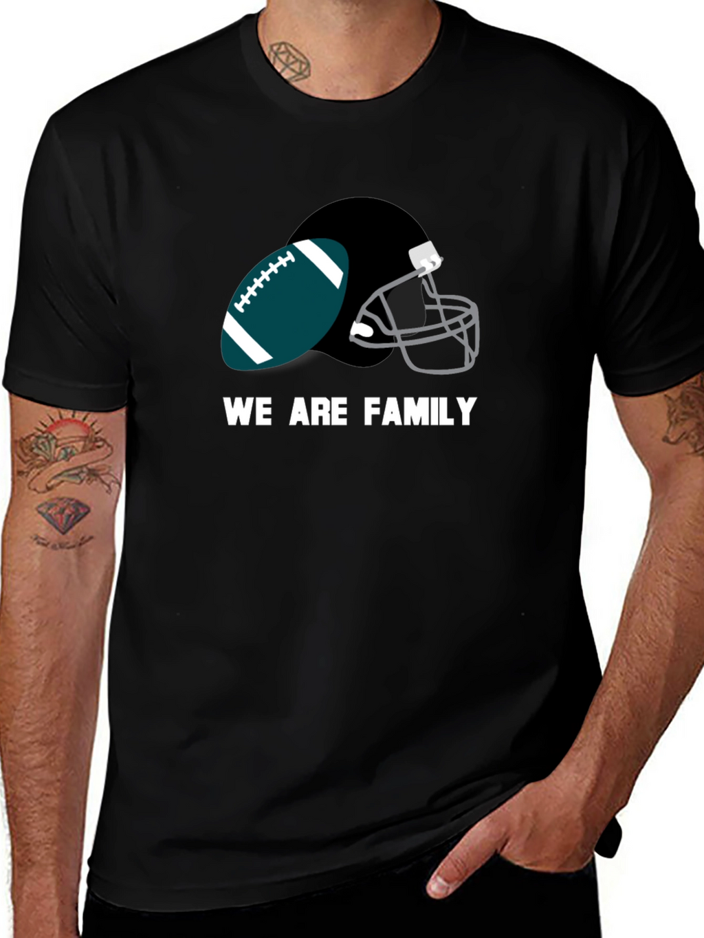 Eagles Football T-Shirt - We Are Family