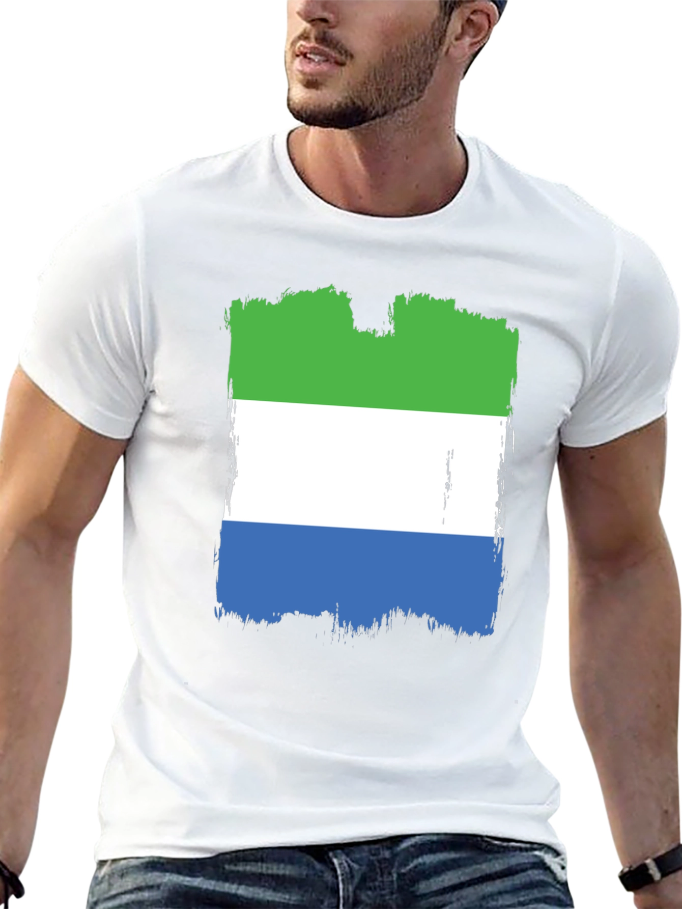 Sierra Leone Flag T-Shirt - Graphic Tee
