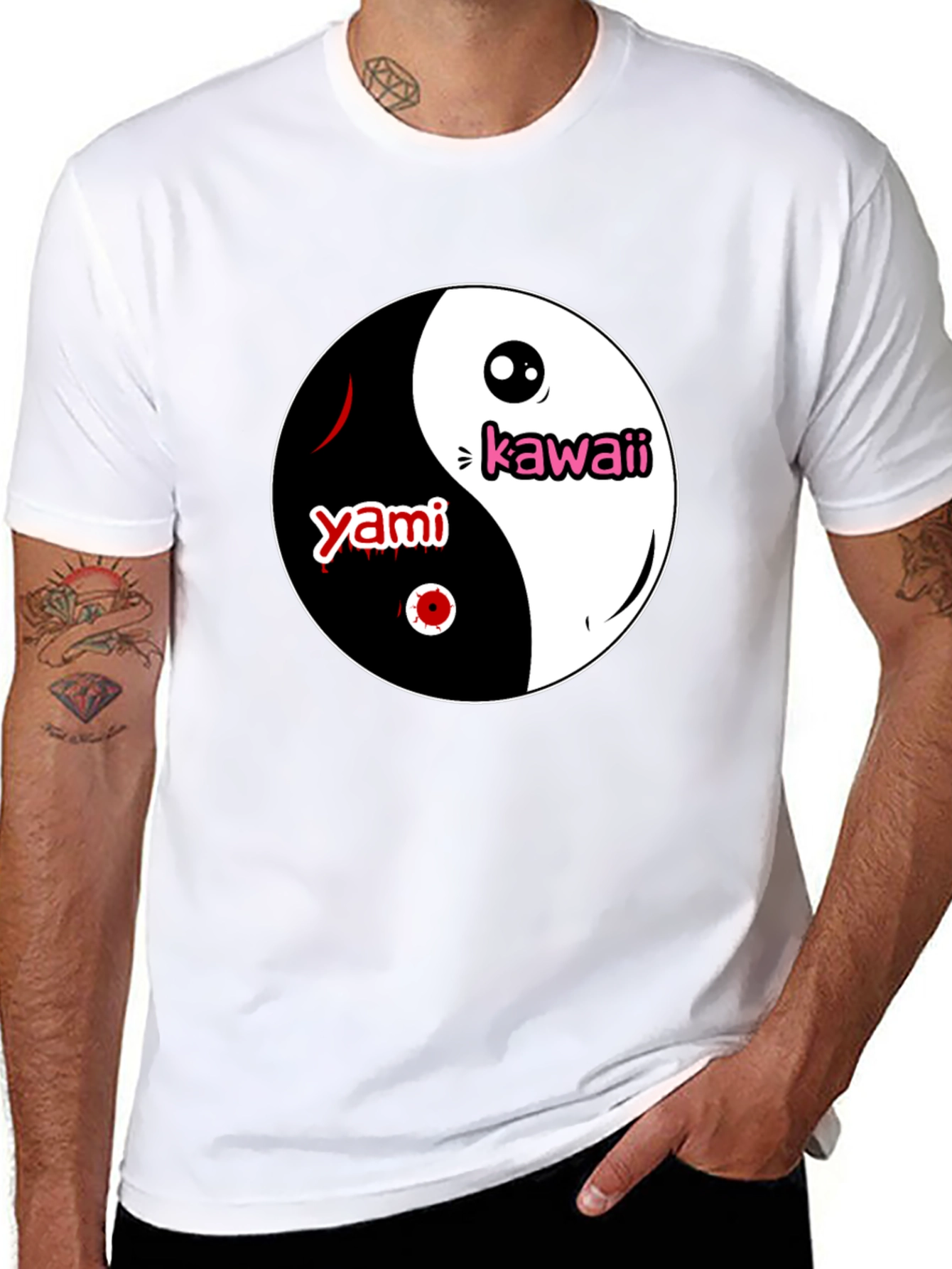 Yami Kawaii Yin Yang T-Shirt