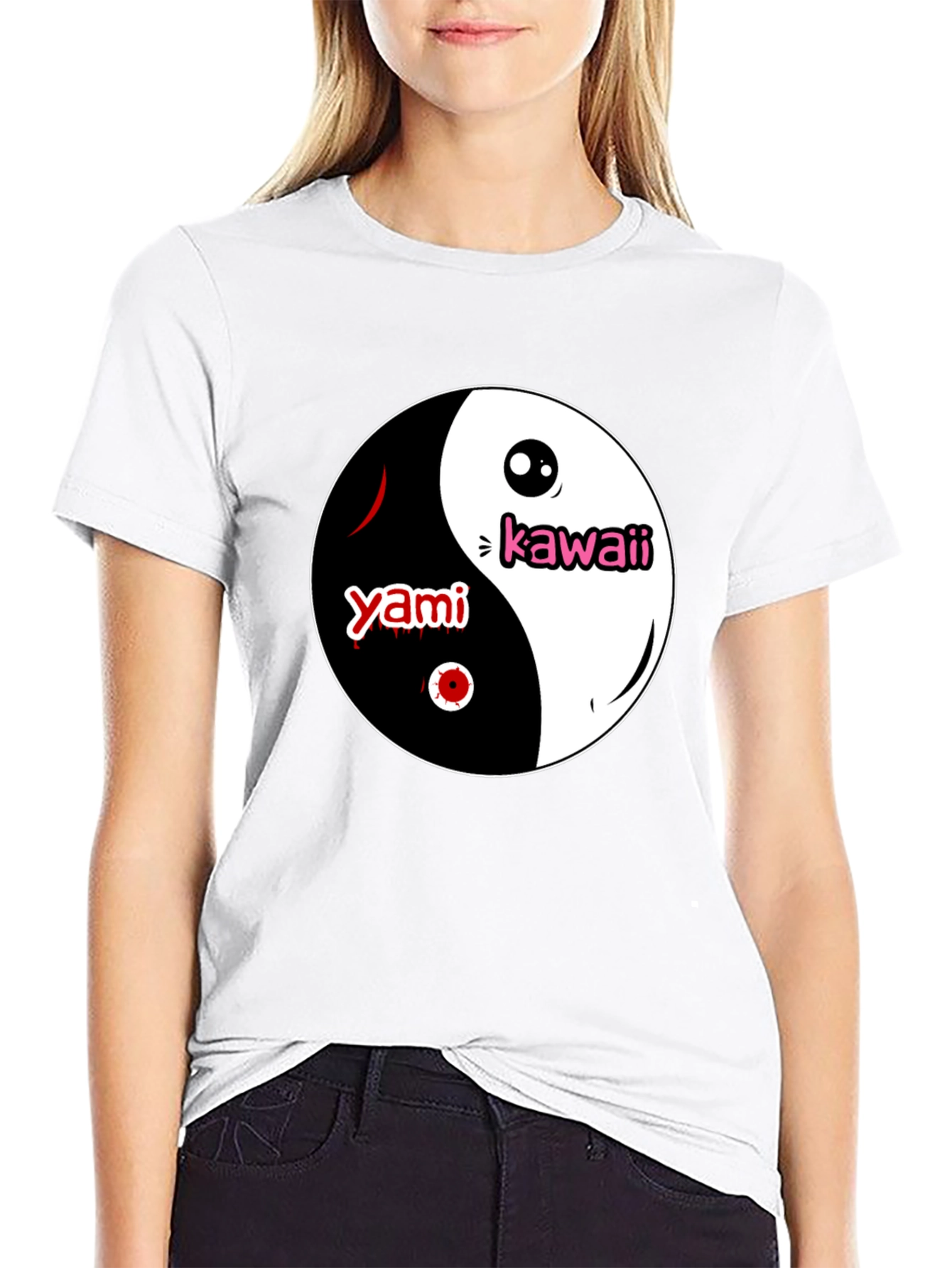 Yami Kawaii Yin Yang T-Shirt