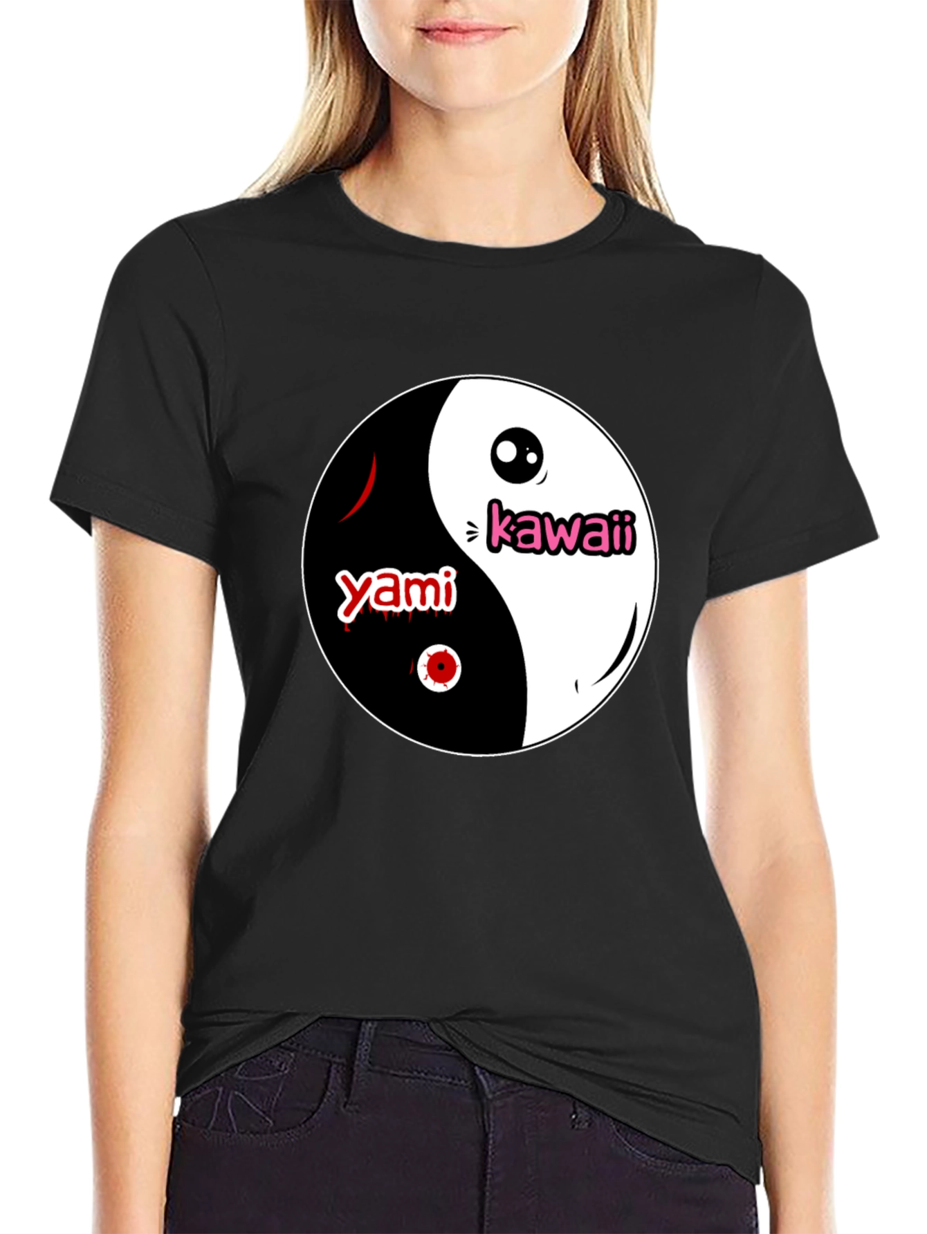 Yami Kawaii Yin Yang T-Shirt
