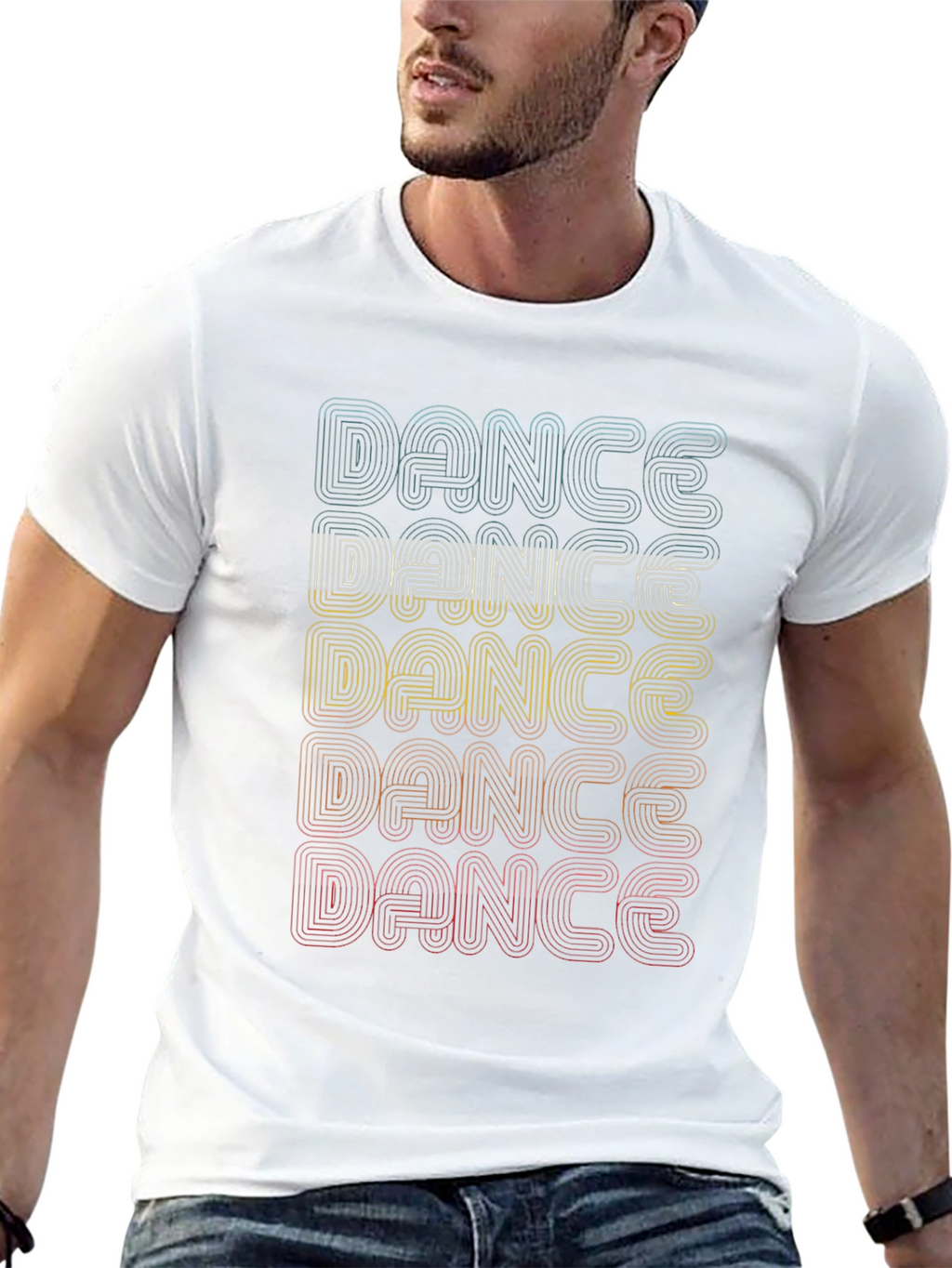 Retro Dance T-Shirt - 70s Style Graphic Tee