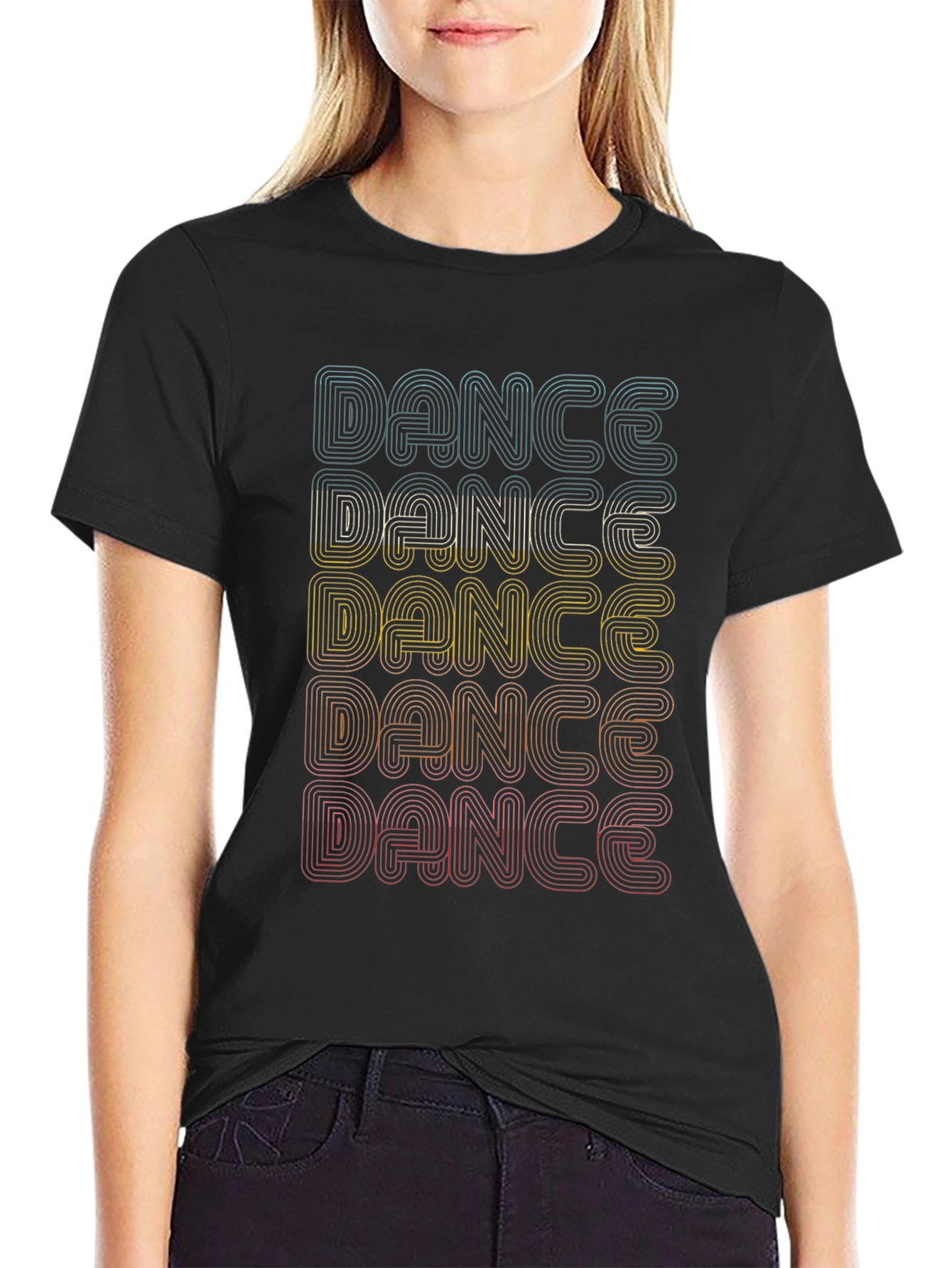 Retro Dance T-Shirt - 70s Style Graphic Tee