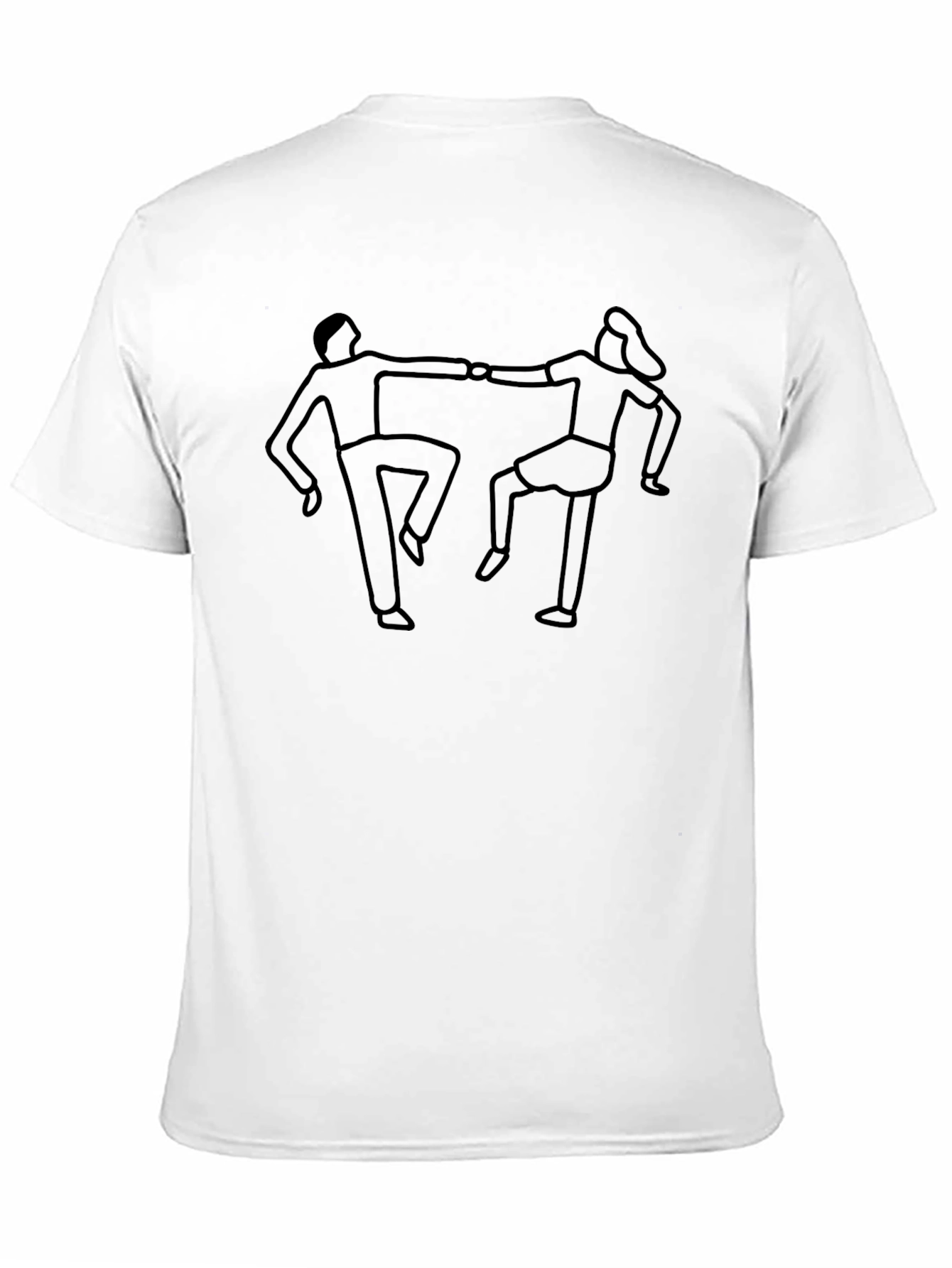 Dancing Duo Graphic Tee - Classic Comfort