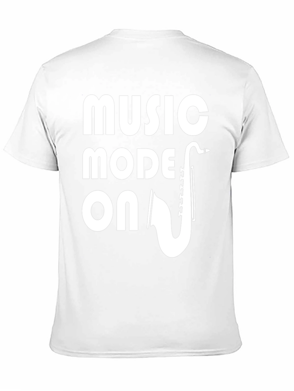 Music Mode ON T-Shirt - Saxophone Design