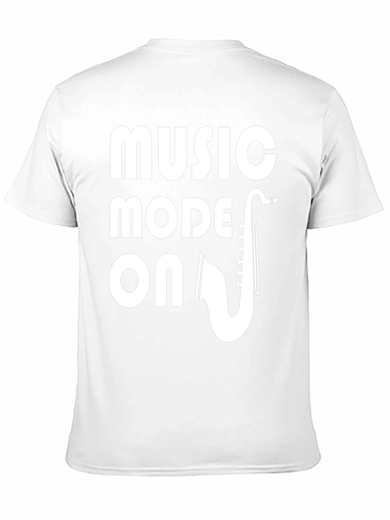 Music Mode ON T-Shirt - Saxophone Design