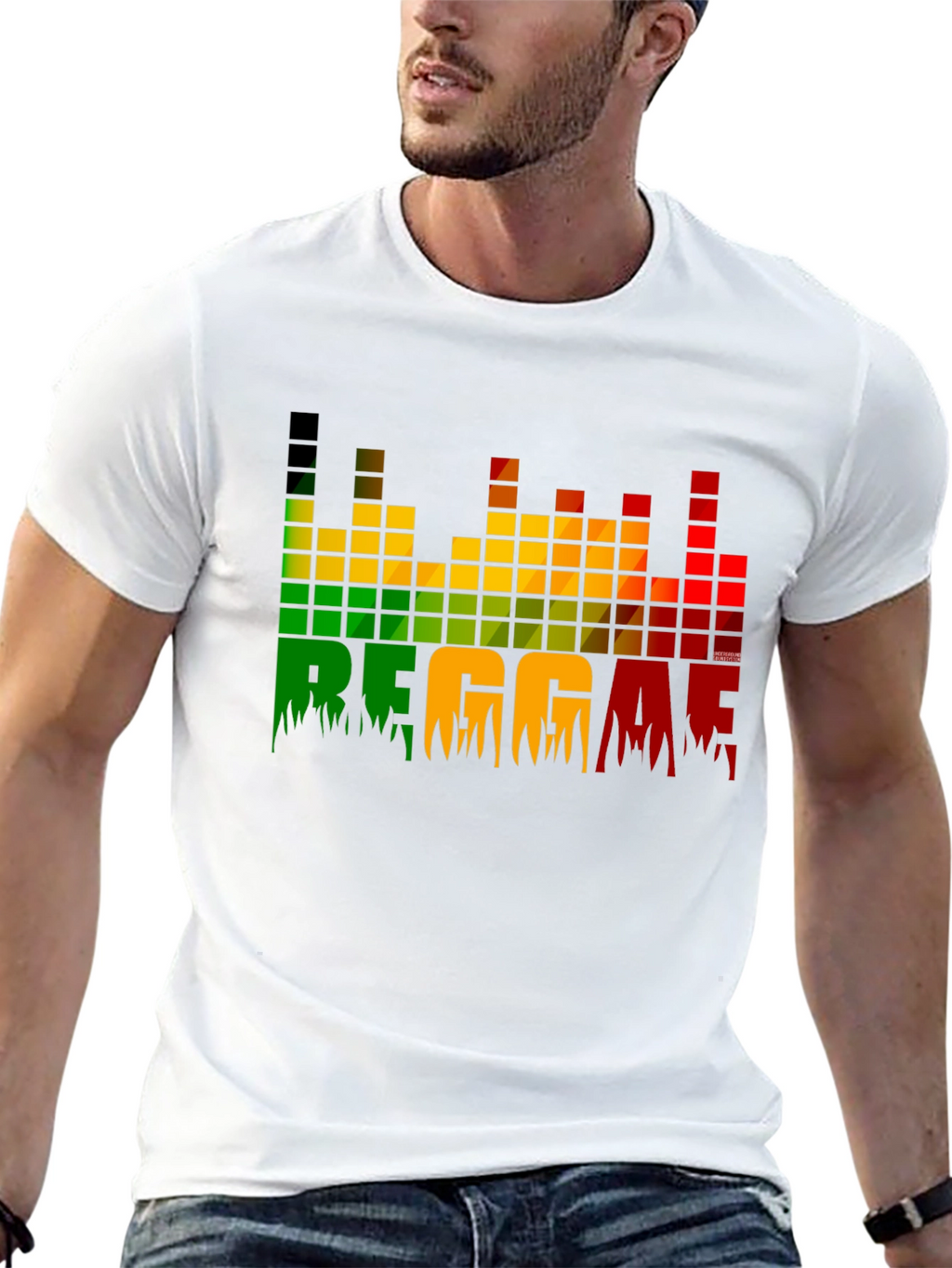 Reggae Graphic Tee - Rasta Music Lover Shirt