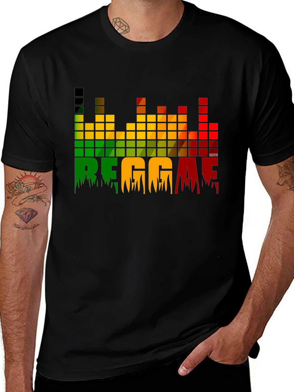 Reggae Graphic Tee - Rasta Music Lover Shirt