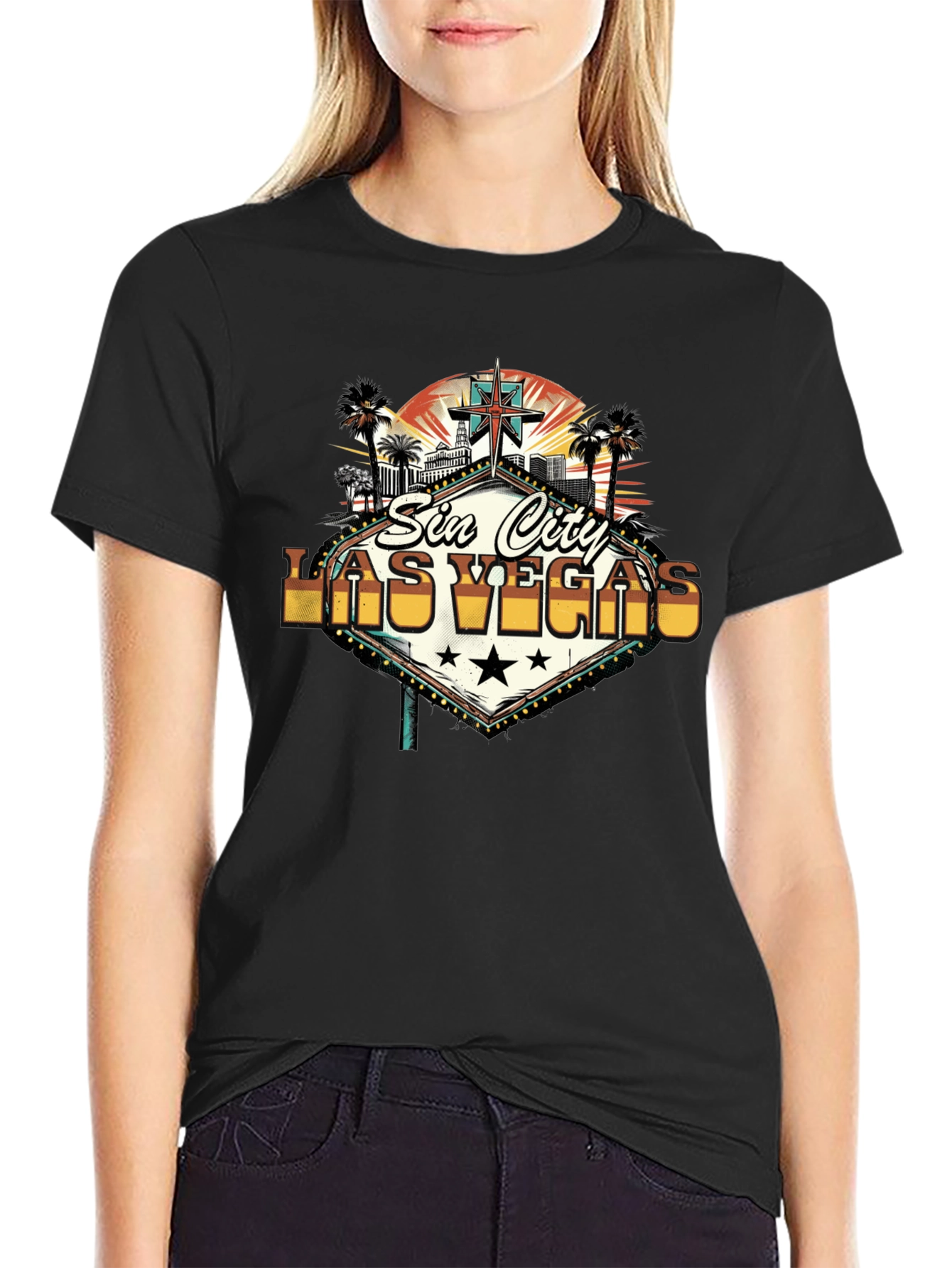 Sin City Las Vegas Graphic Tee