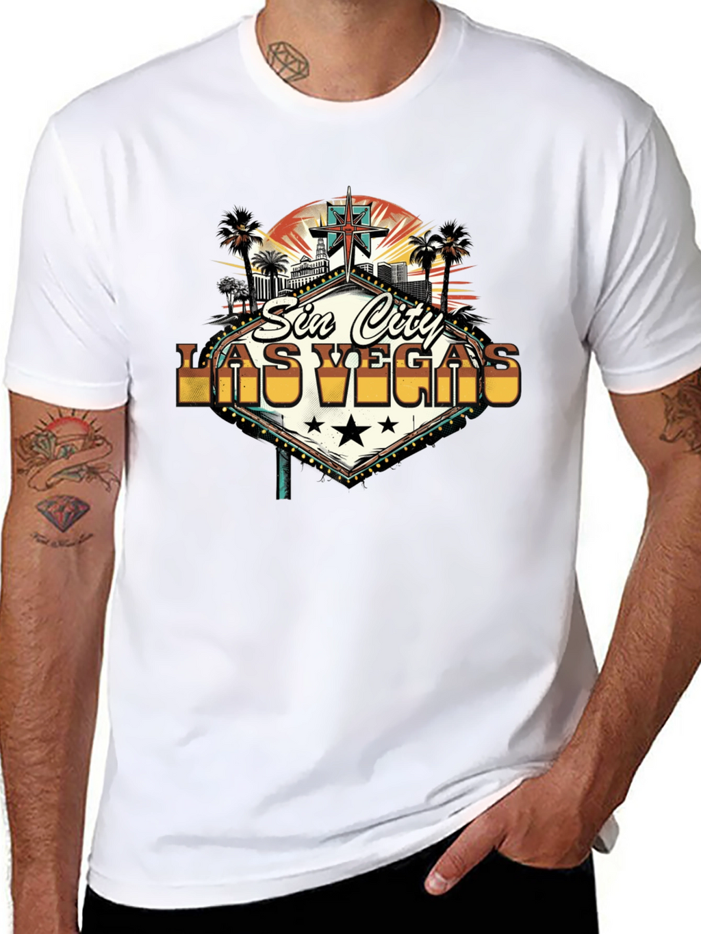 Sin City Las Vegas Graphic Tee