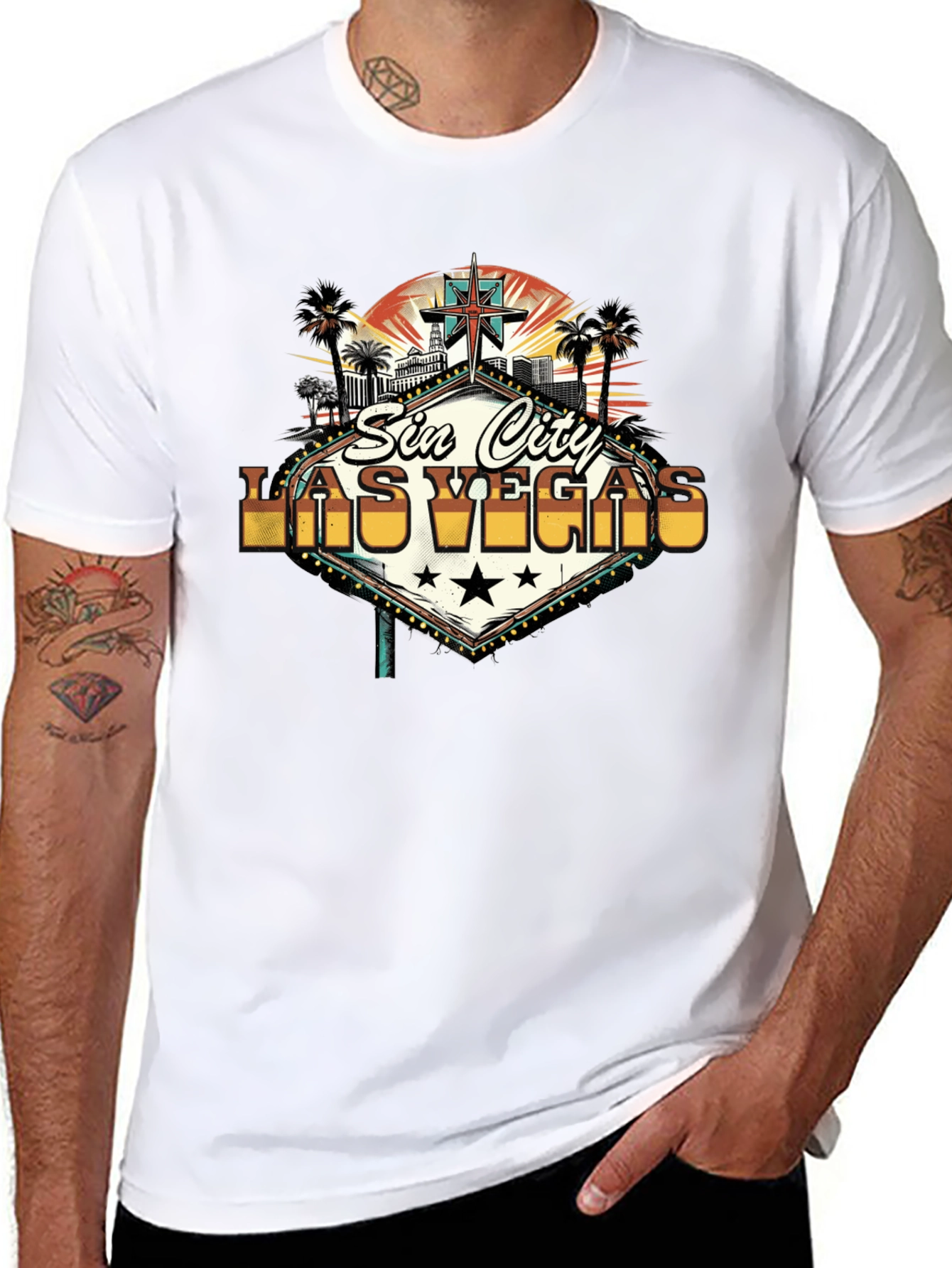 Sin City Las Vegas Graphic Tee