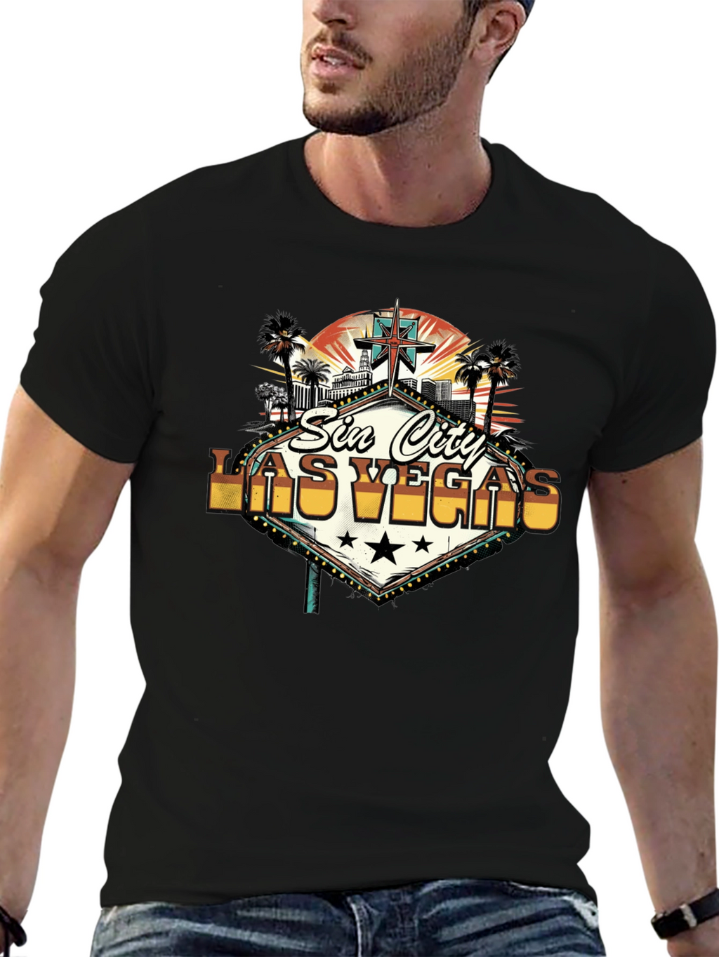 Sin City Las Vegas Graphic Tee