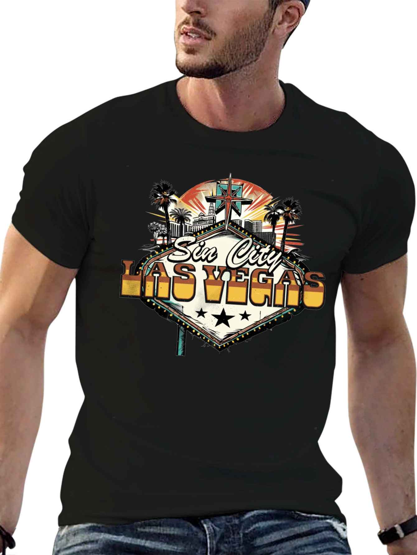 Sin City Las Vegas Graphic Tee